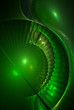 Abstract green fractal background