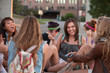 Female Students Laughing Together