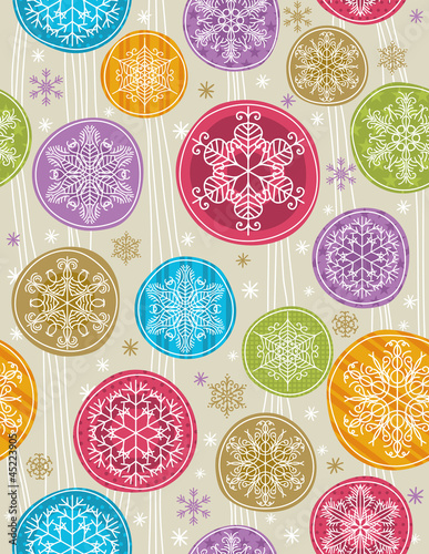 Vector: christmas background with snowflakes christmas background with snowflakes