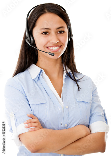 Photo: Customer service representative Customer service representative