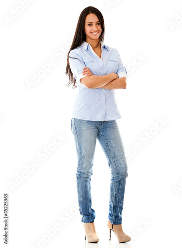 Photo: Happy casual woman Happy casual woman
