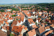Aerial view from Saint George's Church in Nordlingen - Germany