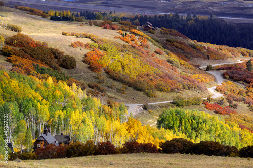 Photo: Scenic last dollar road in Colorado Scenic last dollar road in Colorado