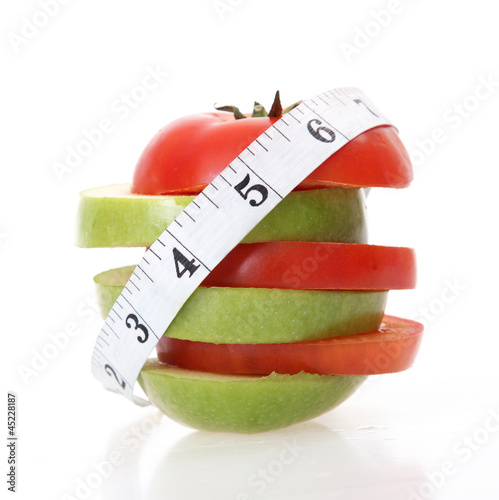 Photo: Tomatoes and apple Tomatoes and apple