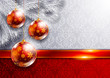 Vector: New Year background with red balls New Year background with red balls