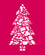 Vector: Fashion Christmas Tree Fashion Christmas Tree