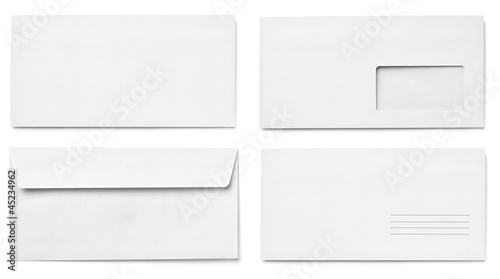 Illustration: leaflet letter business card white blank paper template leaflet letter business card white blank paper template