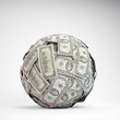 100 dollar bill ball