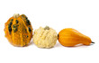 trois potirons coloquintes