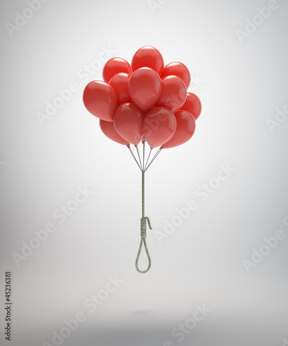 Illustration: Suicide balloons Suicide balloons