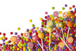 Mixed colorful sweets