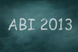 ABI 2013 Tafel