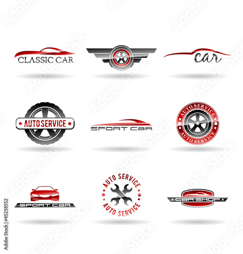 Vector: Car service and Repairing icon set. Vol 1. Car service and Repairing icon set. Vol 1.