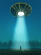 flying saucer arrived
