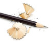 pencil on a white background