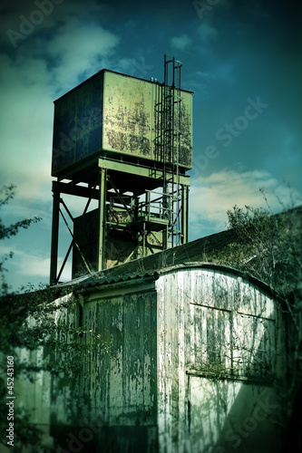 Photo: old factory tower old factory tower