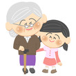 おばあちゃんと孫