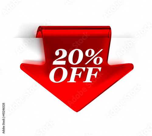 Illustration: Twenty Percent Off Twenty Percent Off