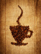Kaffee Bohnen Tasse