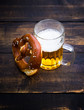 Pretzel and beer