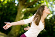 Woman enjoying her freedom