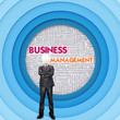 Business word cloud for business concept, Business Management
