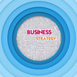 Business word cloud for business concept, Business Strategy