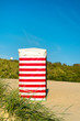 Beach chair at the sea