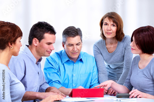 Photo: Group of business people. Group of business people.