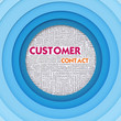 Business word cloud for business concept, Customer Contact