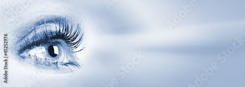 Photo: Human eye. Human eye.