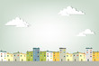 Vector: panorama town panorama town