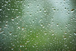 Raindrops on window