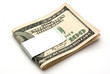 dollars in money clip