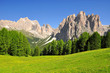 Dolomite peaks, Rosengarten,Val di Fassa, Italy Alps