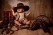 bébé cow-boy