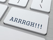 Arrrgh Button on Modern Computer Keyboard.