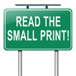 Small print concept.