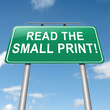 Small print concept.