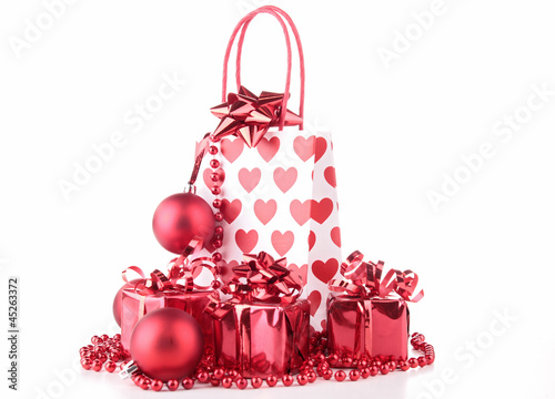 Photo: shopping bag and decoration shopping bag and decoration
