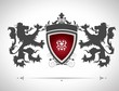 Vintage emblem with lions with a place for Your text