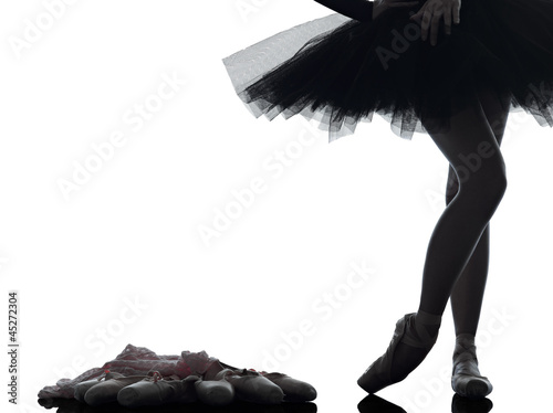 Photo: young woman ballerina ballet dancer dancing young woman ballerina ballet dancer dancing
