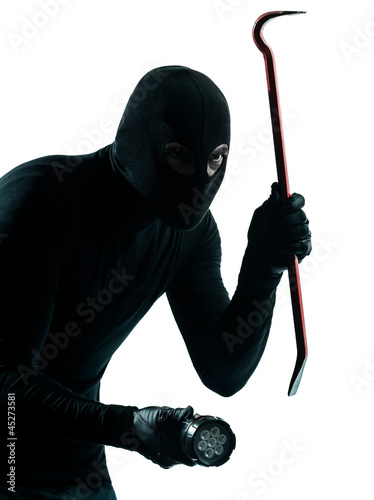 Photo: thief criminal burglar portrait masked thief criminal burglar portrait masked