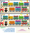 Toy train find the differences picture puzzle