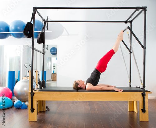Photo: Aerobics pilates instructor woman in cadillac Aerobics pilates instructor woman in cadillac