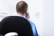 Businessman with telephone