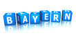 Illustration: würfel cube bayern 3D würfel cube bayern 3D