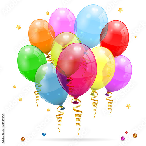 Vector: Birthday Balloons Birthday Balloons