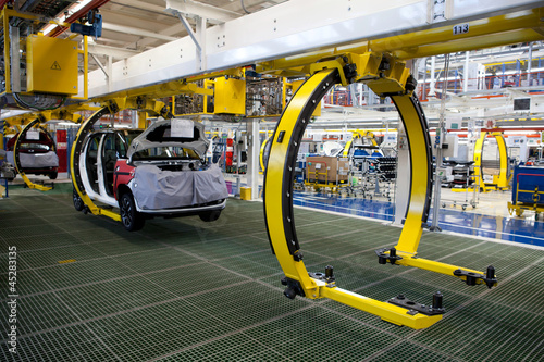Photo: car production line car production line