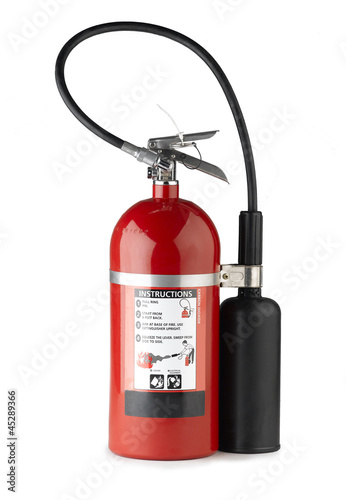 Photo: Fire extinguisher isolates Fire extinguisher isolates